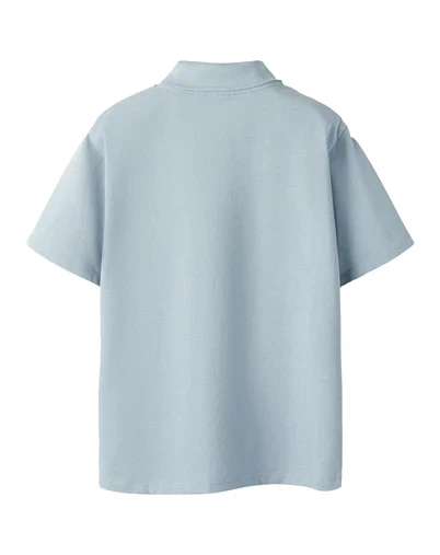 Name It- NKMKally Kortærmet Polo - Blue Fog